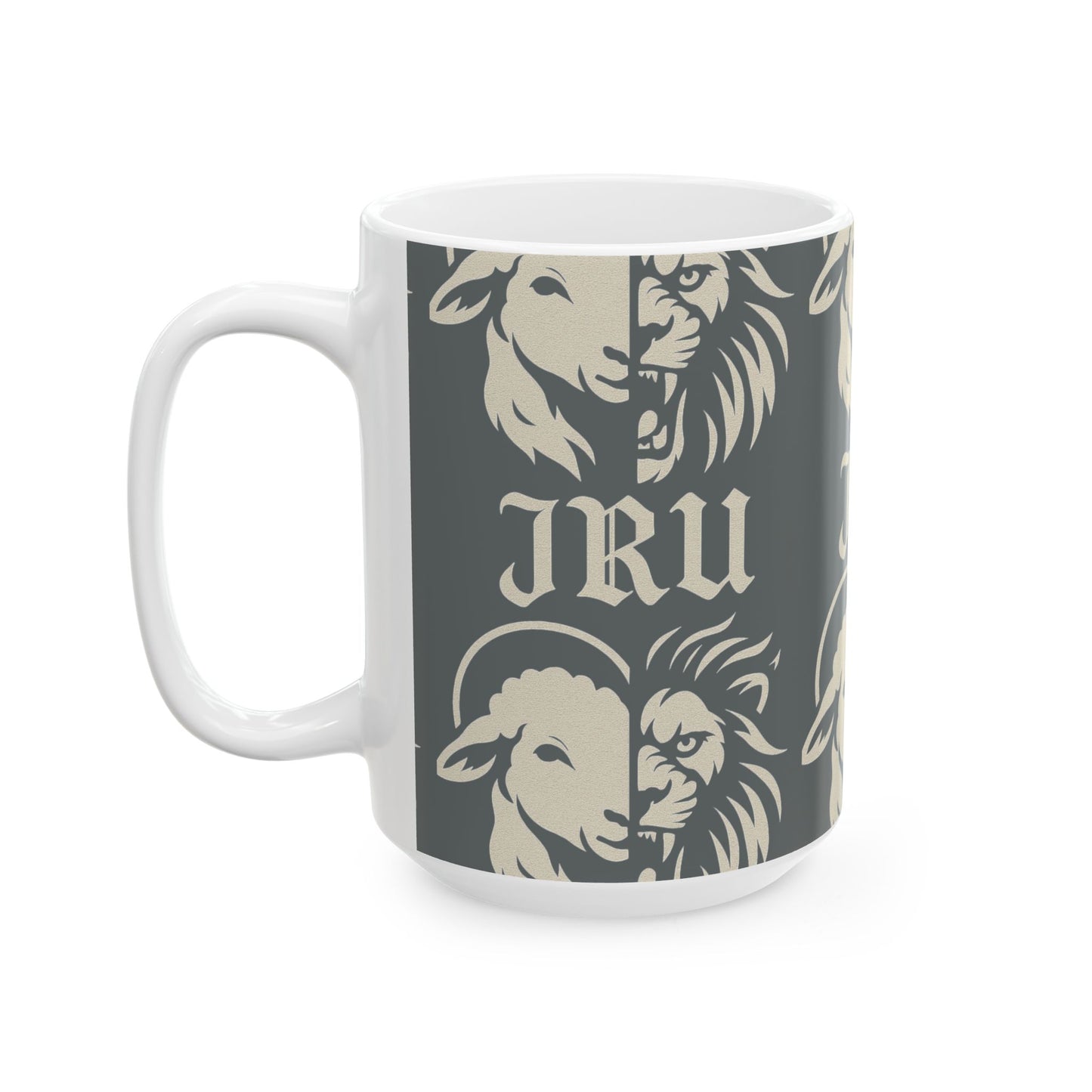 Jesus Redeemed Us Logo Mug