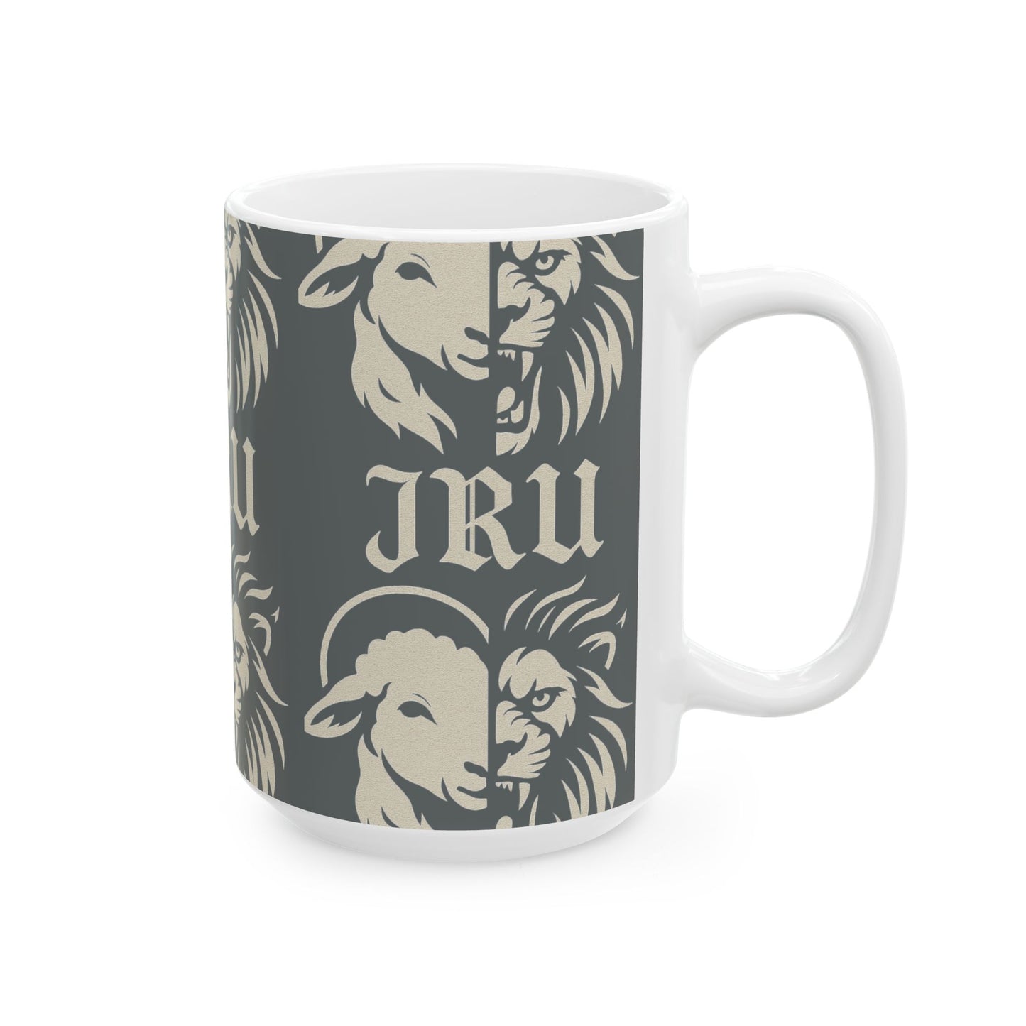 Jesus Redeemed Us Logo Mug