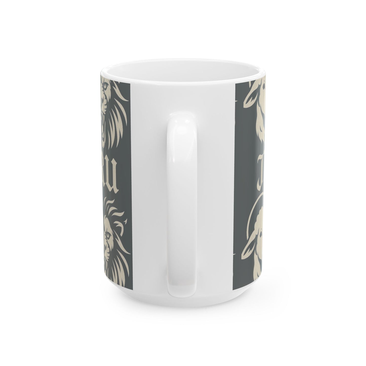 Jesus Redeemed Us Logo Mug