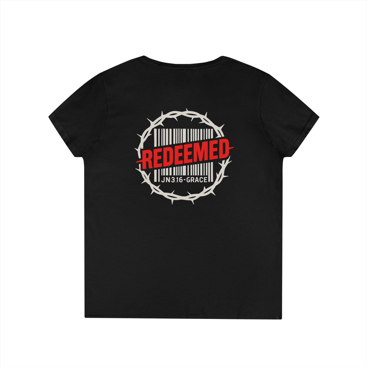 "Redeemed" Women’s V-Neck Shirt