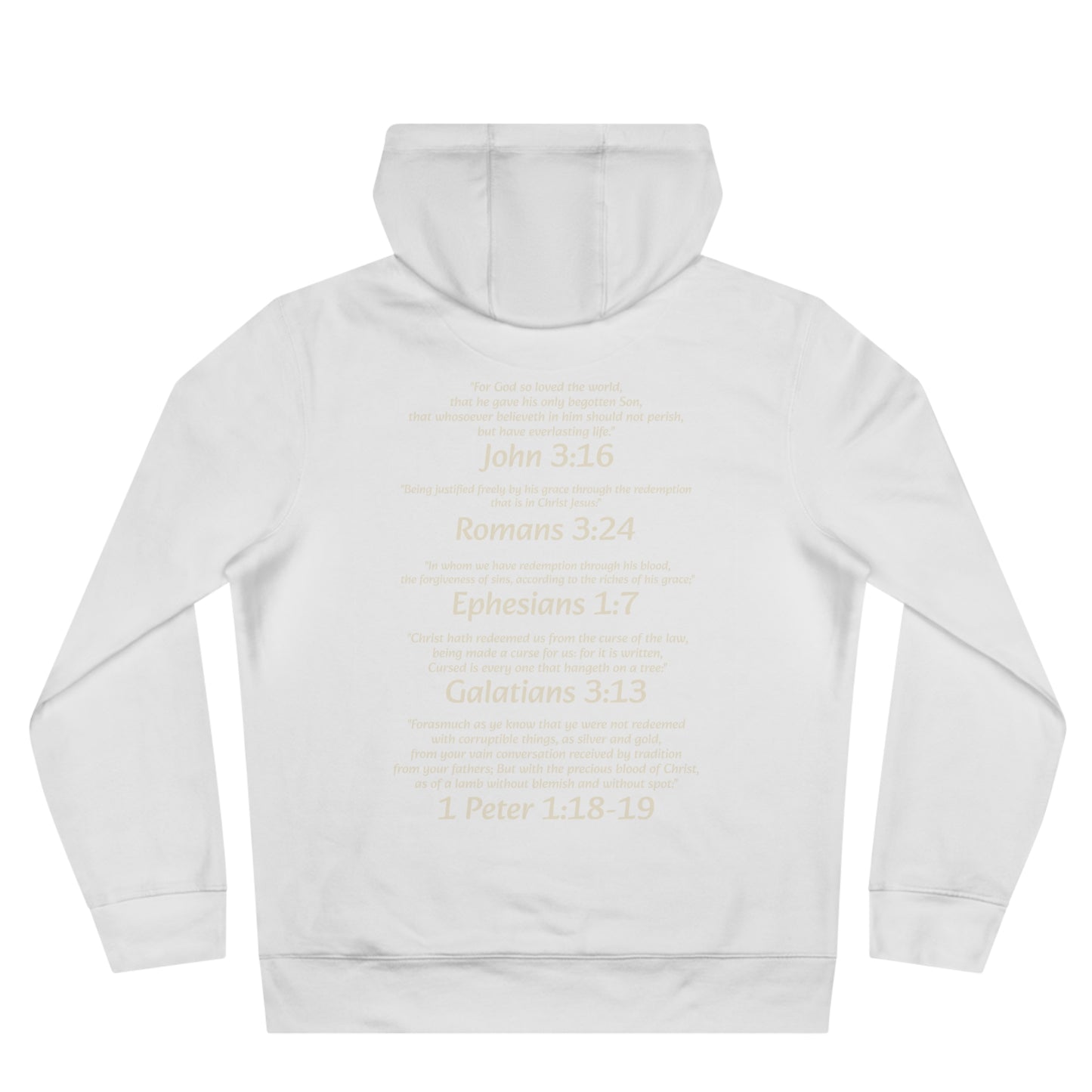 "Redeemed Through Him" Unisex Hoodie