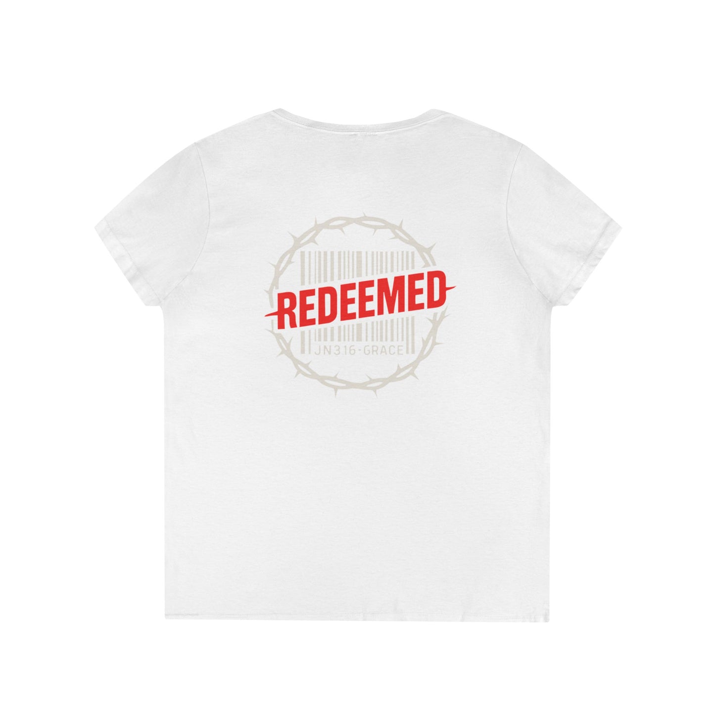 "Redeemed" Women’s V-Neck Shirt